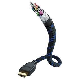 Kábel InAkustik Premium II, HDMI 2.1 Ultra High Speed, dĺžka 2m (00423520) čierny/modrý