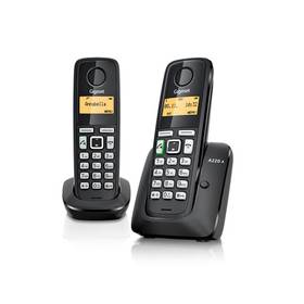 Telefon domowy Gigaset model A220A DUO Czarny