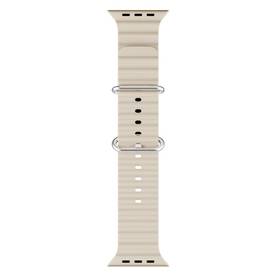 Pasek wymienny Epico Strap Ocean na Apple Watch 42/44/45/49mm (63418101100001) Beżowy 