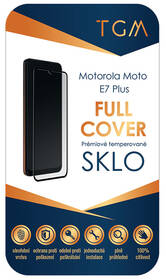 Tvrzené sklo TGM Full Cover na Motorola Moto E7 Plus (TGMFCMOMOTE7PL) černé