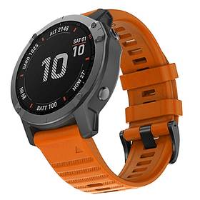 Pasek wymienny RhinoTech pro Garmin QuickFit silikonový outdoor 26mm (RTSS-023-OR) Pomarańczowy