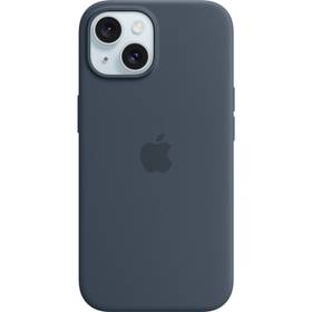 Obudowa dla telefonów komórkowych Apple Silicone Case s MagSafe pro iPhone 15 - bouřkově modrý (MT0N3ZM/A)