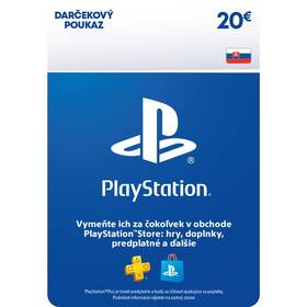 Sony PLAYSTATION STORE – DÁRKOVA KARTA 20 EUR - pouze pro SK PS Store (PS719899440)
