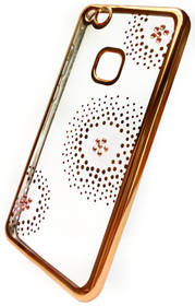 Obudowa dla telefonów komórkowych Beeyo Flower Dots na Huawei P10 Lite (BEAHUP10LTPUFLGO) Złoty