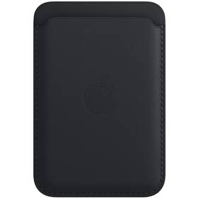 Kožená peňaženka Apple s MagSafe k iPhonu - tmavo atramentová (MM0Y3ZM/A)