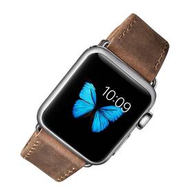 Pasek wymienny iCarer na Apple Watch 38/40/41 mm Crazy Horse (RIW115L.BROWN) Brązowy 