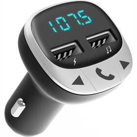 Transmiter FM Energy Sistem Car Bluetooth (EN 448265) Srebrny/Szary 