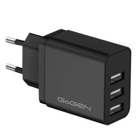 GoGEN ACH 301, 3x USB-A, 15,5W (ACH301B) čierna
