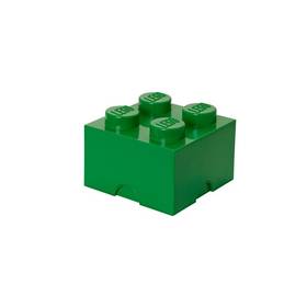 Skrzynka / organizer LEGO® 250 x 250 x 180 mm tmavě zelená