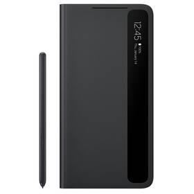Pokrowiec na telefon Samsung Clear View s perem S Pen na Galaxy S21 Ultra 5G (EF-ZG99PCBEGEE) Czarne