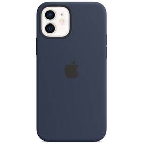 Apple Silicone Case s MagSafe pre iPhone 12 a 12 Pro - námornícky tmavomodrý (MHL43ZM/A)