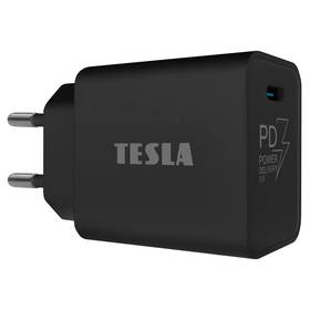 Ładowarka sieciowa Tesla Power Charger T100, USB-C PD 3.0, 20 W (8595689802295) Czarna