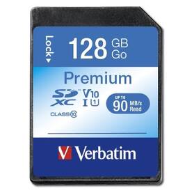 Karta pamięci Verbatim Premium SDXC 128GB UHS-I V10 U1 (90R/10W) (44025)