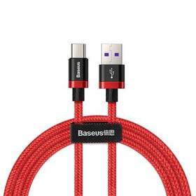 Baseus HW Flash Charge USB/USB-C, 40W, 1m (CATZH-A09) červený
