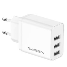 GoGEN ACH 301, 3x USB-A (15,5W) (ACH301W) biela