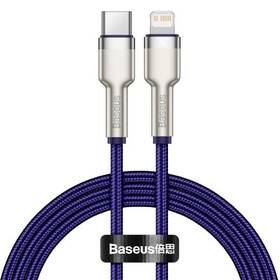 Baseus Cafule USB-C/Lightning PD 20W, 2m (CATLJK-B05) fialový