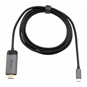 Verbatim USB-C/HDMI 4K, 1,5m (49144) čierny