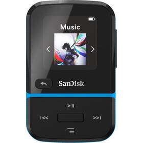 SanDisk Clip Sport Go2 32GB (SDMX30-032G-E46B) čierny/modrý