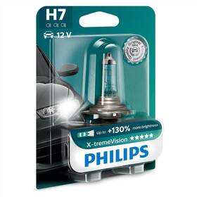 Auto żarówka Philips X-tremeVision H7, 1ks (12972XV+B1)