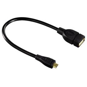 Kábel Hama USB/micro USB, OTG (78426) čierny