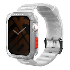 Pasek wymienny Skinarma Shokku + Kurono pouzdro na Apple Watch 45/44 mm (SK-SHOKKU-FRT45) przezroczysty