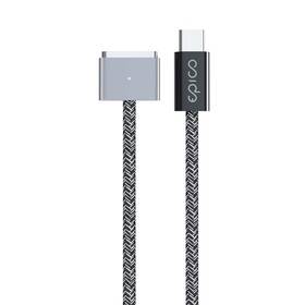 Epico USB-C/MagSafe 3, 140W, 2m (9915111900089) šedý
