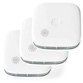 Czujka dymu Nedis SmartLife, Wi-Fi, 3ks (WIFIDS20WT3)