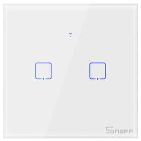 Przełącznik zasilania Sonoff Smart Switch WiFi + RF 433 T1 EU TX (2-channel) (IM190314013)
