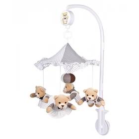 Karuzela nad łóżeczkiem Canpol babies pluszowa „Misie pod parasolem”