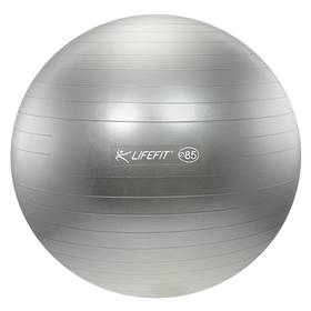 Piłka gimnastyczna LIFEFIT ANTI-BURST 85 cm Srebrny