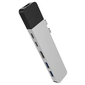 HyperDrive NET Hub USB-C pro MacBook Pro (HY-GN28N-SILVER) stříbrný