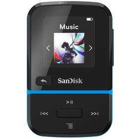 SanDisk Clip Sport Go2 16GB (SDMX30-016G-E46B) čierny/modrý