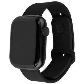 Pasek wymienny FIXED Silicone Sporty Strap na Apple Watch Ultra 49mm (FIXSST2-1029-BK) Czarny