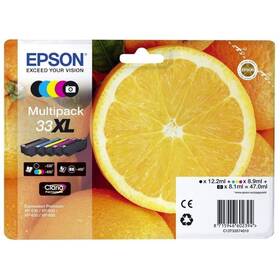 Tusz Epson 33XL, 400/530/3x650 stran - CMYK (C13T33574011)