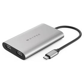 HyperDrive USB-C /2x HDMI (HY-HDM1-GL) stříbrná