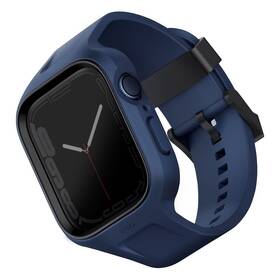 Pasek wymienny Uniq Monos a ochranné pouzdro na Apple Watch 45/44mm (UNIQ-45MM-MONOSBLU) Niebieski