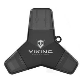 Viking 128GB, USB/USB-C/Micro USB/Lightning (VUFII128B) černý