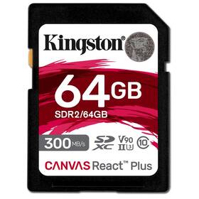 Kingston Canvas React Plus 64GB SDXC UHS-II (300R/260W) (SDR2/64GB)