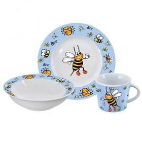 Zestaw obiadowy dla dzieci Orion Pszczółka, 3 części