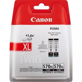 Canon PGI-570XL PGBK, 2x 500 stran, 2-pack (0318C007) černá