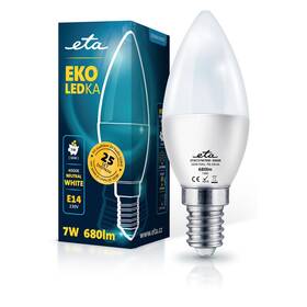 ETA EKO LEDka sviečka 7W, E14, neutrálna biela (C37W7NW)