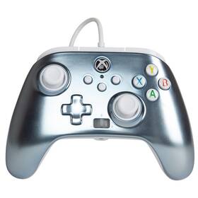 Kontroler PowerA Enhanced Wired pro Xbox Series X|S - Metallic Ice (1516986-02)