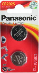 Panasonic CR2025, blister 2ks (CR-2025EL/2B)