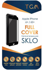 Szkło ochronne TGM Full Cover na Apple iPhone 6 Plus/ 6S Plus (TGMAPIP6PBK) Czarne