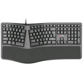 Klawiatura C-Tech Ergo KB-113E, CZ/SK Layout (KB-113E) Czarna