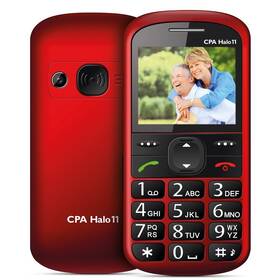 Mobilní telefon CPA Halo 11 Senior (TELMY1011RE) červený