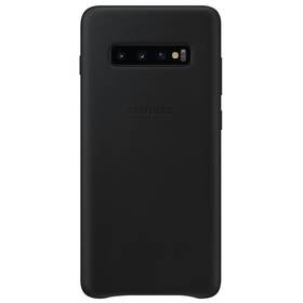 Obudowa dla telefonów komórkowych Samsung Leather Cover na Galaxy S10+ (EF-VG975LBEGWW) Czarny