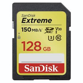 SanDisk SDXC Extreme 128GB UHS-I U3 (150R/70W) (SDSDXV5-128G-GNCIN) (zánovní 8801484292)