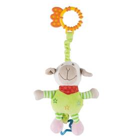 Zabawka edukacyjna Sun Baby Owieczka Zielona/Beżowa