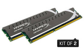 Moduły pamięci Kingston HyperX Genesis 8GB (2x4GB) DDR3 1600MHz XMP X2 Grey CL9 (KHX1600C9D3X2K2/8GX)